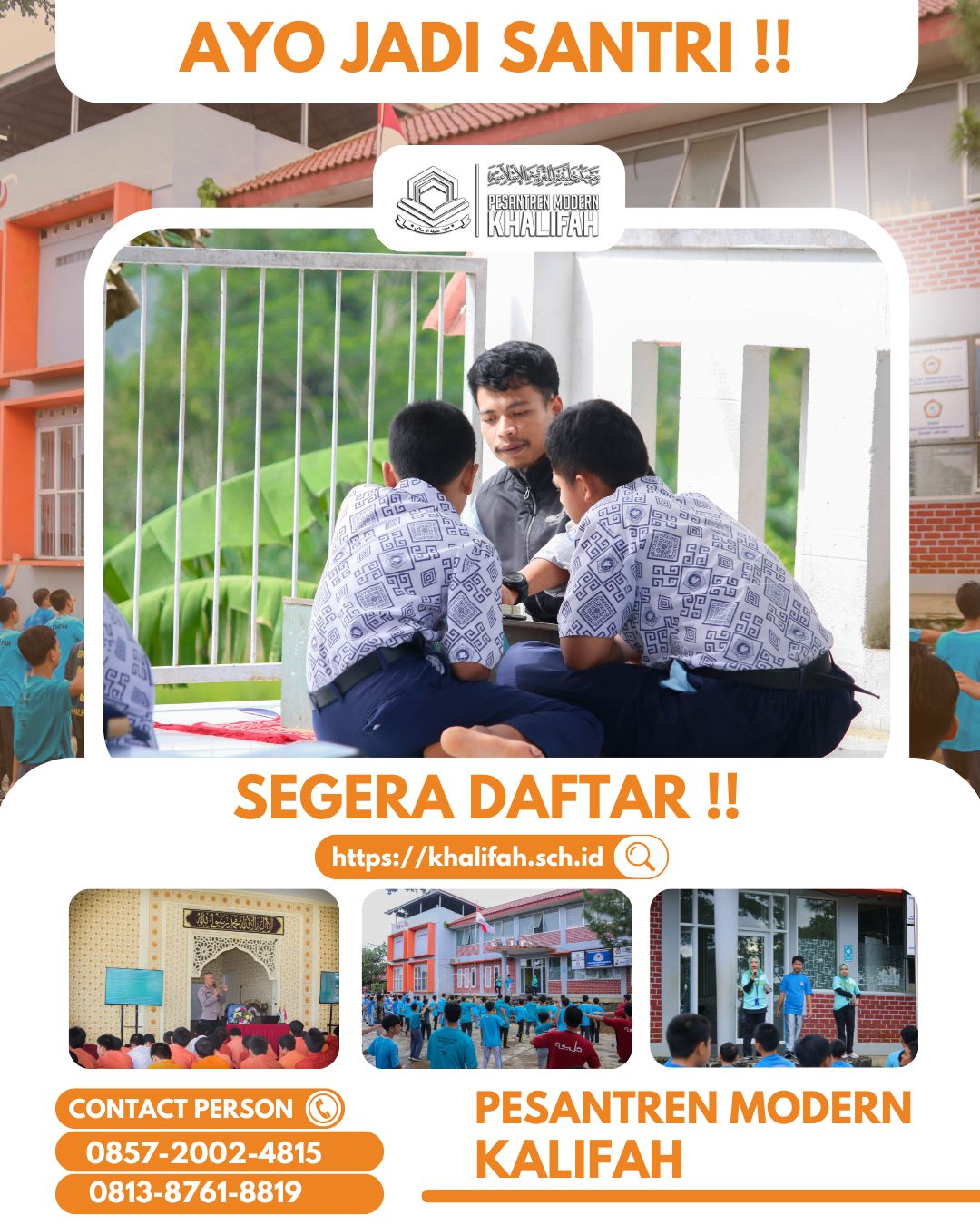 PENERIMAAN SANTRI BARU. AYO JADI SANTRI !!!