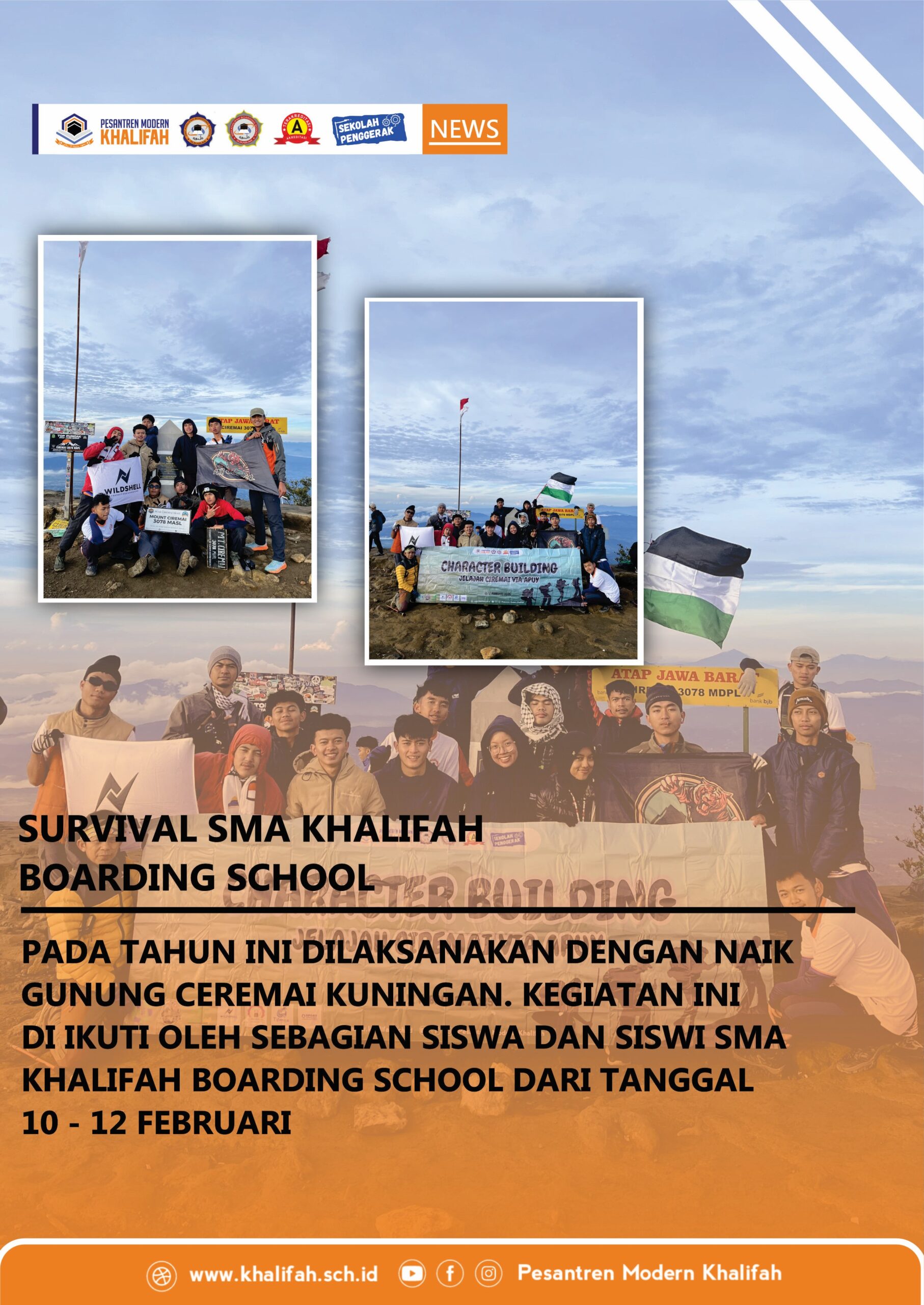 SURVIVAL SMA KHALIFAH BOARDING SCHOOL