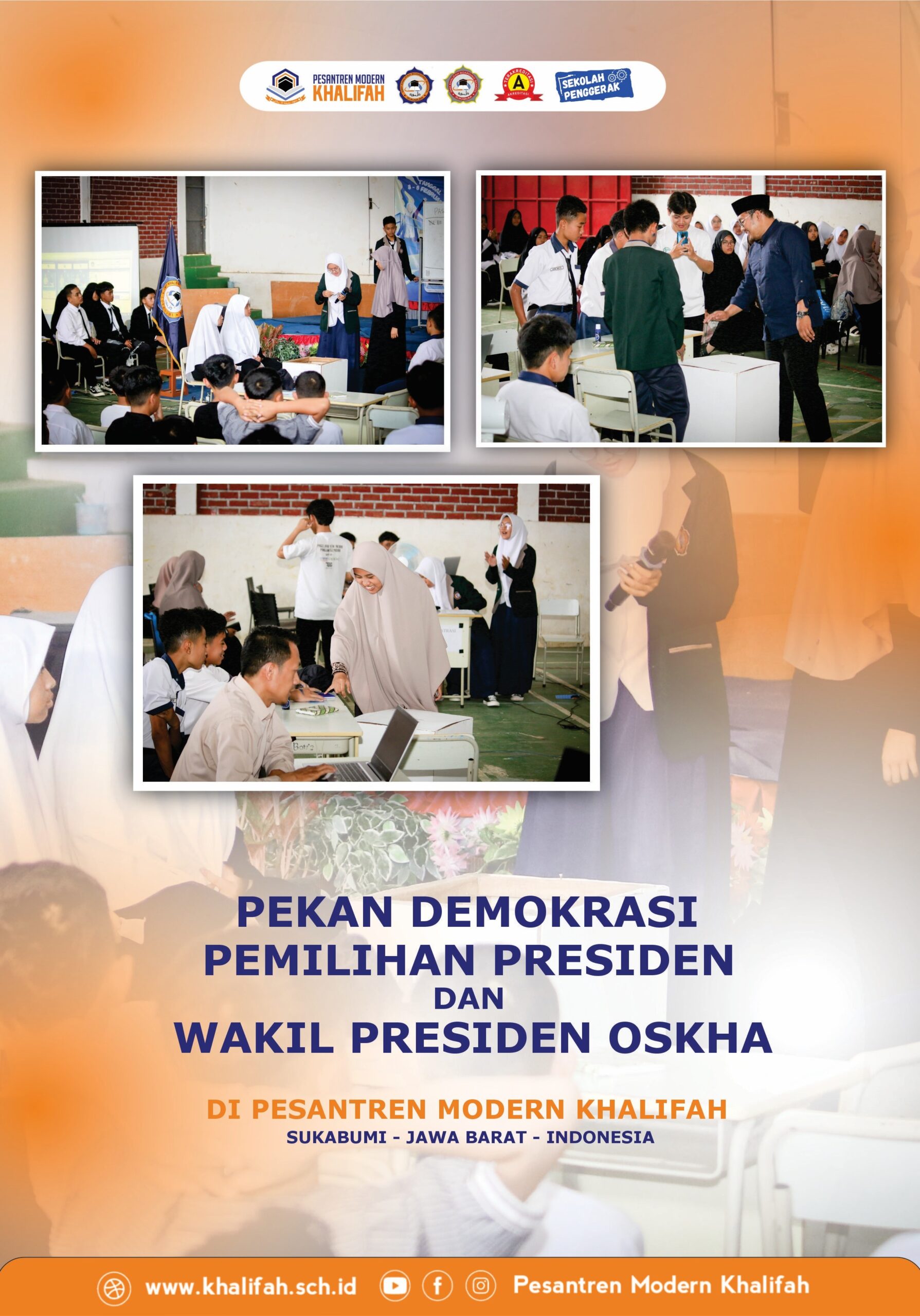 PEKAN DEMOKRASI DI PESANTREN MODERN KHALIFAH: MEMBANGUN JIWA KEPEMIMPINAN SANTRI
